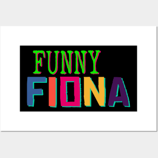 Funny Fiona No 3 - Funny Text Design Posters and Art